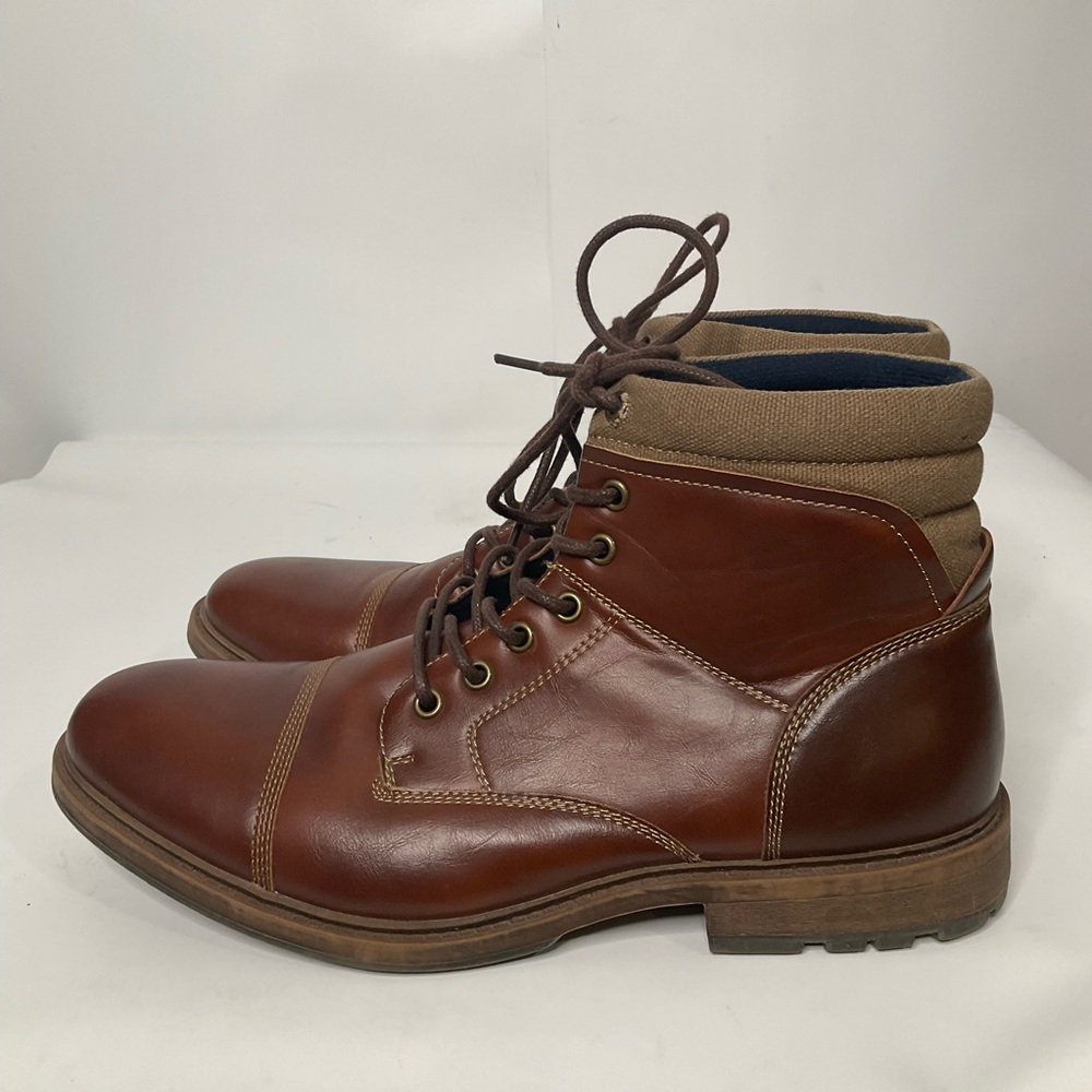 Miralto Men’s Brown Lace-Up Casual Ankle Boots; Like New Size 11D. - Picture 12 of 12